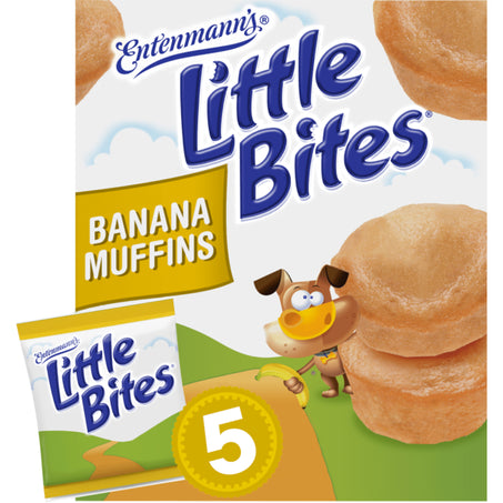 Entenmann's Little Bites, 5 packs, Banana Mini Muffins